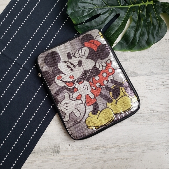 Disney Accessories - Disney Parks| D Tech Sequin Mickey Mouse Minnie Mouse Tablet Case